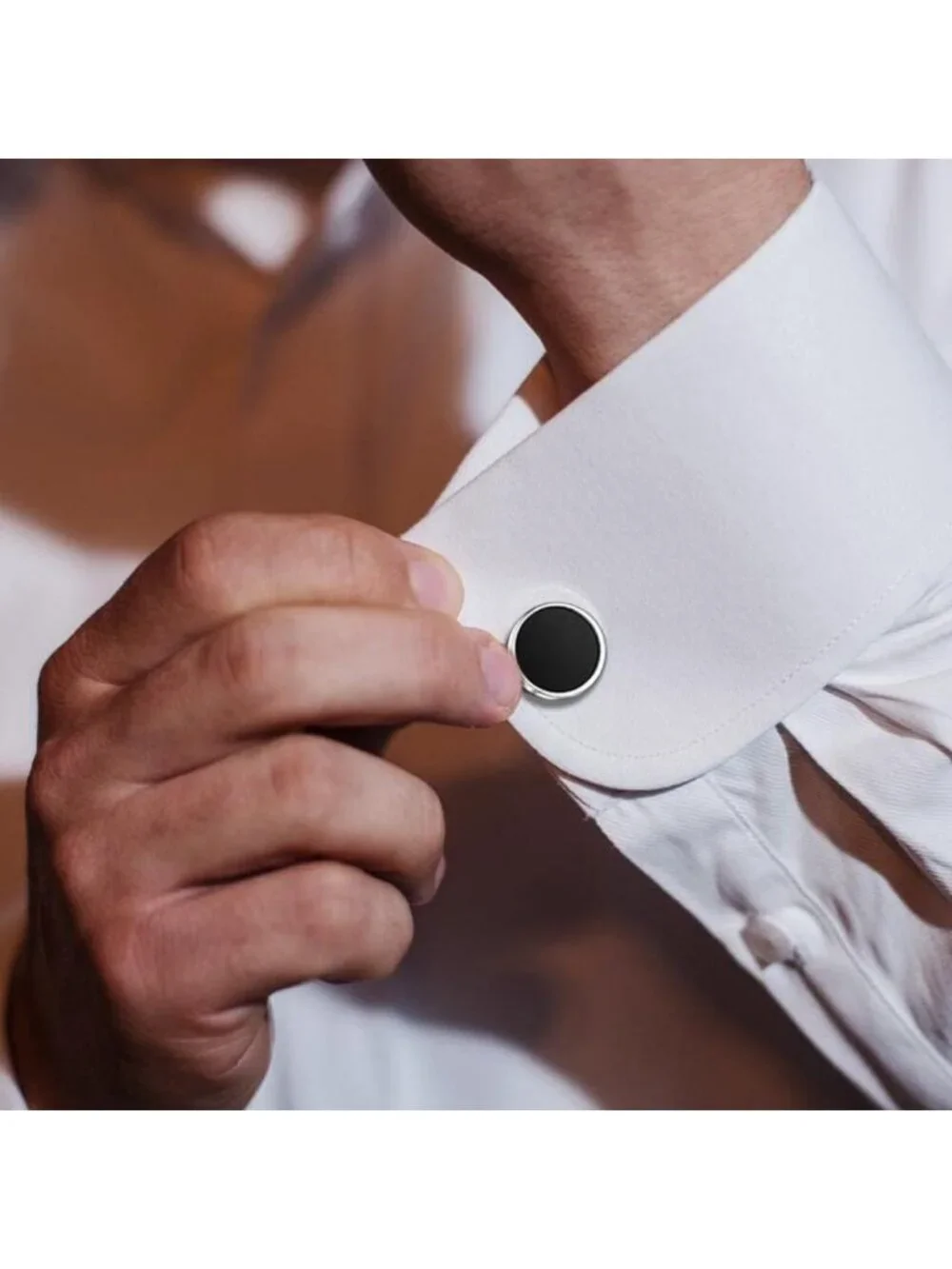 Unique Men's Cufflinks Set - 4 Pairs Stylish Accessories for Business & Groom